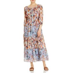 NWT Olive Hill Mixed Floral Peasant Dress